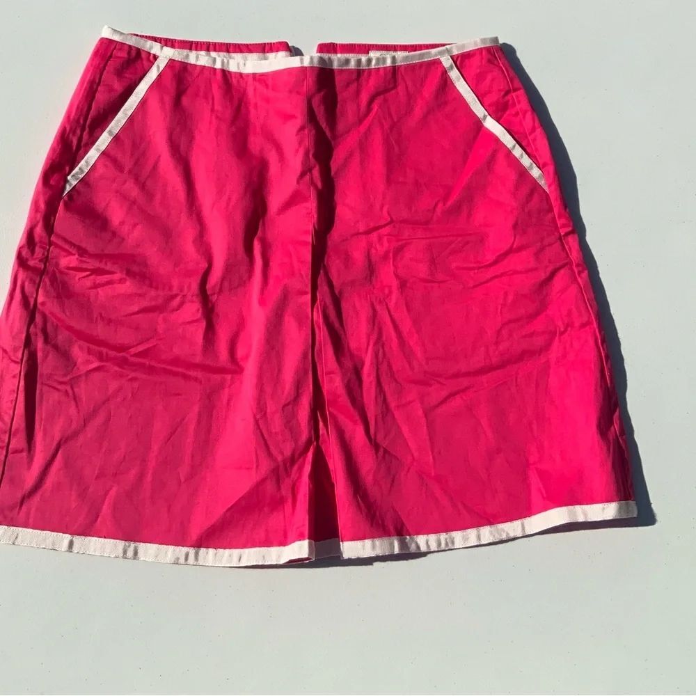 Bobby Jones Vibrant Pink Skort with White Accents